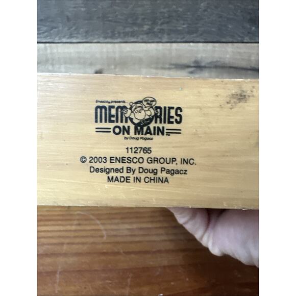 Memories On Main Village Bakery Hanging Lighted Shadow Box -vintage - Picture 6 of 6